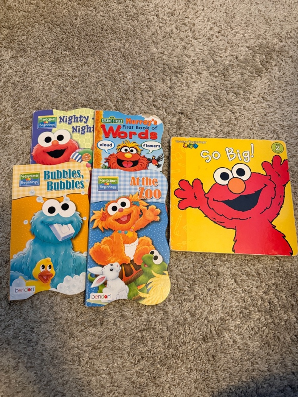 Sesame Street Elmo & Friends Board Book Set For Babies